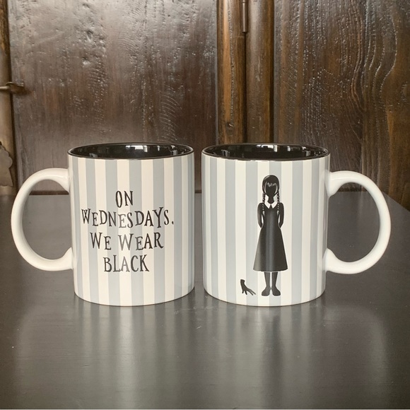 On Wednesdays We Wear Black - Wednesday Adams 20oz Ceramic Mug - Picture 2 of 11